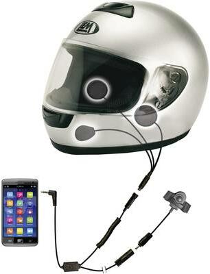 Sisakbeszélő, headset sisakba