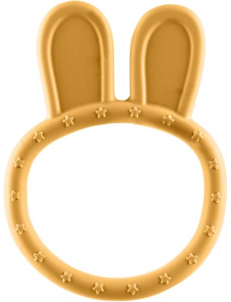 Zopa - Silicone Teether Leaf rágóka Mustard Yellow