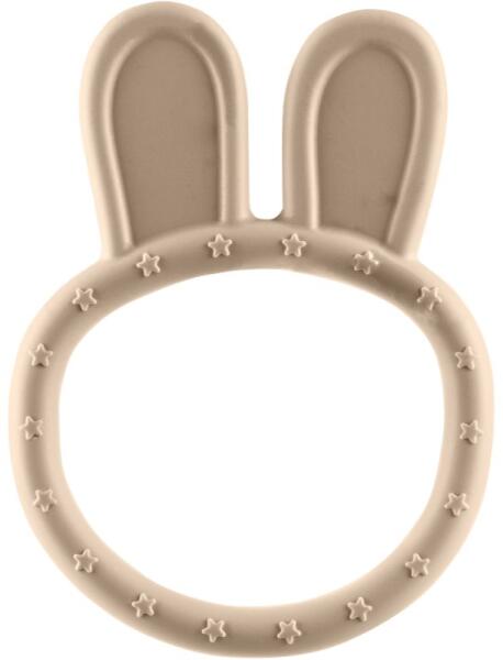 Zopa - Silicone Teether Rabbit rágóka Mustard Yellow