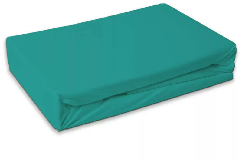 Zöld Menthol frottír gumis lepedő 180x200 cm - szukits - 4 886 Ft