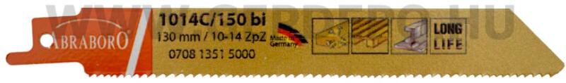 ABRABORO - 1/2 BiM orrfűrészlap FÉM, TPI: 10-14, 225 mm - 5 db (070813522000)