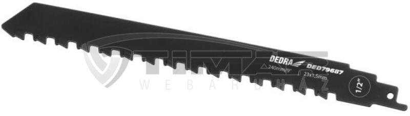 Dedra - DED79687 Orrfűrészlap 240mm TÉGLA / GÁZBETON (DED79687)