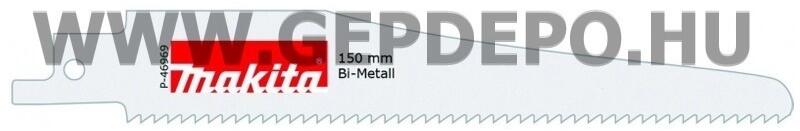 Makita - bimetál orrfűrészlap SZÖGESFA, FÉM, TPI: 10, 150 mm - 3 db (P-46969)