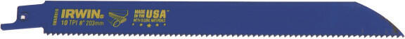 IRWIN TOOLS - Szablyafűrészlap 200 mm/10TPI univerzális bimetál (25 db) (10504141)