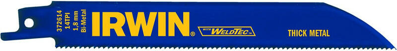 IRWIN TOOLS - Szablyafűrészlap 100 mm/14TPI fém bimetál (5 db) (10504147)