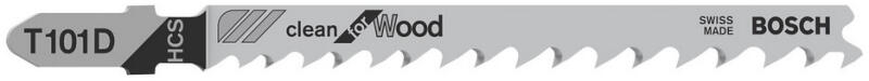Bosch - 2608630032 Szúrófűrészlap T101 D 5db Clean for Wood (2608630032)