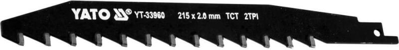 TOYA - YT-33960 Szablyafűrészlap 215 mm/2TPI TCT (YT-33960)