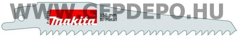 Makita - bimetál orrfűrészlap, SZÖGES FA, TPI: 5-8, 150 mm - 5 db (P-47139)