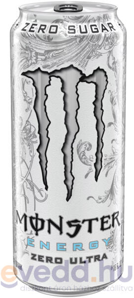 Monster - 0, 5L Ultra Zero White (DRS)