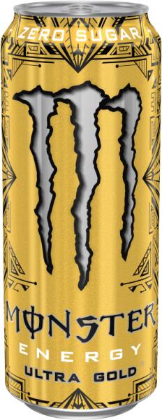 Monster - Ultra Golden Pineapple szénsavas ananász ízű ital koffeinnel 500 ml - ecofamily