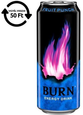 Burn - Energiaital BURN Fruit Punch 0, 25L DRS (1612716) - robbitairodaszer