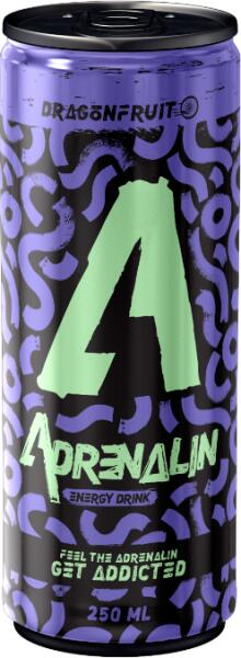 Adrenalin - energiaital 0, 25l Sárkánygyümölcs