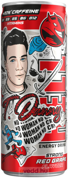 Hell - Strong Energiaital 0, 25L Red Grape (DRS)*