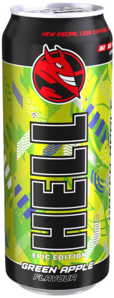 Hell - 0, 5l zöldalma DRS