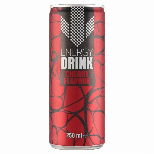 Coop - cseresznye-és tuttifruttiízű, szénsavas, alkoholmentes ital hozzáadott vitaminokkal 250 ml