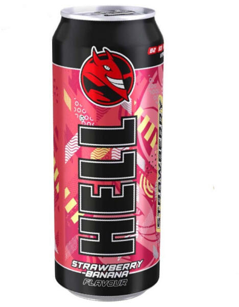 Hell energiaital - 500 ml, Strawberry-Banana (54268)