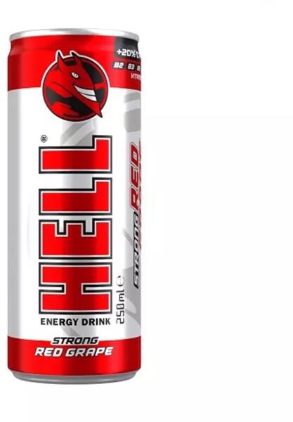Hell - Energiaital 0, 25l HELL Red Grape (32915)