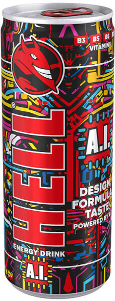 Hell - A. I. Energiaital 0, 25l tutti-frutti & berry blast (51793)