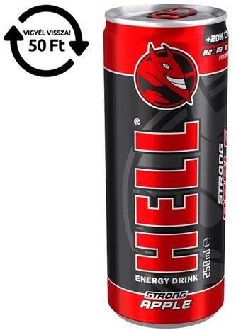 Hell - Energiaital HELL Apple 0, 25L DRS - robbitairodaszer