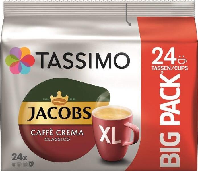 TASSIMO - Jacobs Caffe Crema Classico XL BIG PACK (24)