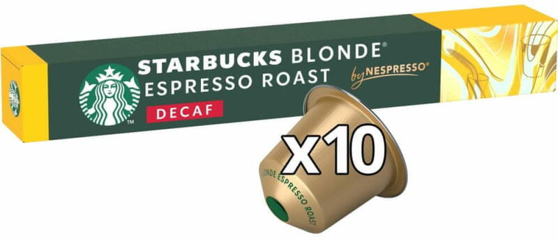 Starbucks - Nespresso Blonde Espresso Roast Decaf (10)