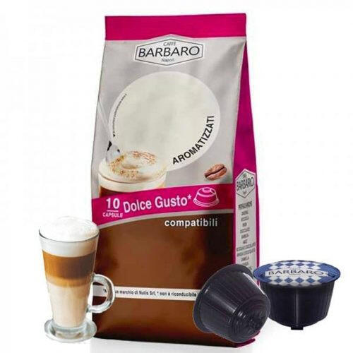 Caffé Barbaro - csokis tejeskávé Dolce Gusto 10 kávékapszula (CIOK-CI796023)