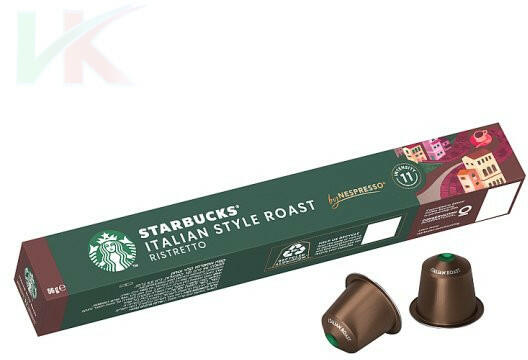 Starbucks - Italian Style Roast őrölt pörkölt kávé 10 kapszula 56 g