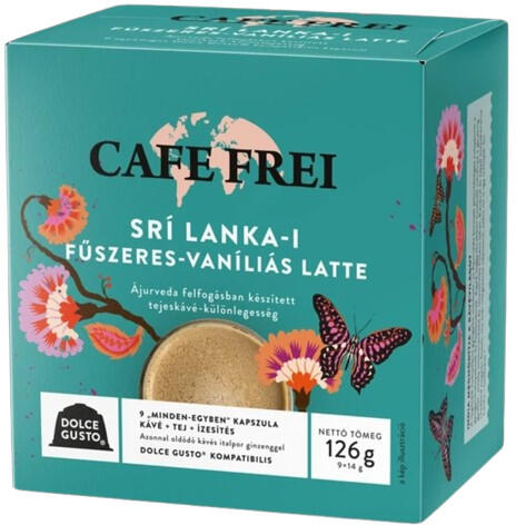 Cafe Frei - DG Sri Lanka-i fűszeres vaniliás LATTE (Dolce Gusto kapszula) (644)
