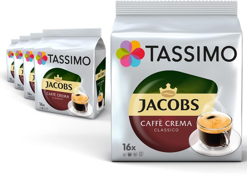 TASSIMO - KARTON Jacobs Caffe Crema kapszula, 80 db