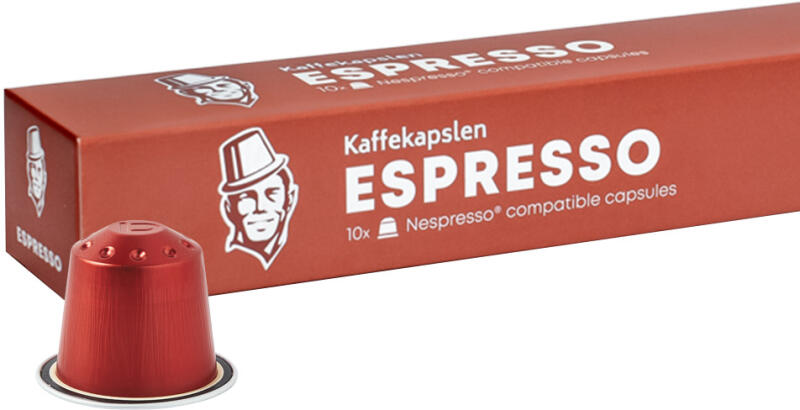 Kaffekapslen - Espresso - Premium - 10 kapszula termékhez