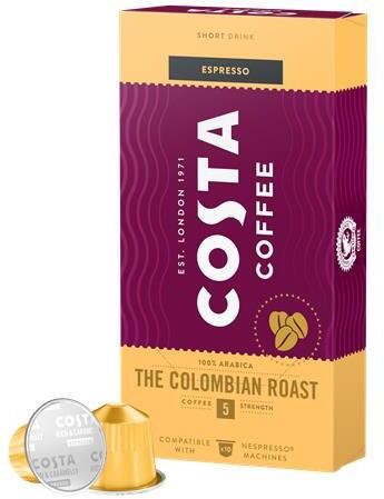Costa - Kávékapszula, Nespresso® kompatibilis, 10 db, COSTA, The Colombian Roast (2242606/2242608) - fodicoaruhaz
