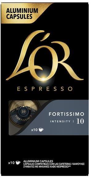 L'OR - Espresso Fortissimo - 10 kapszula Nespresso®* Original kompatibilis