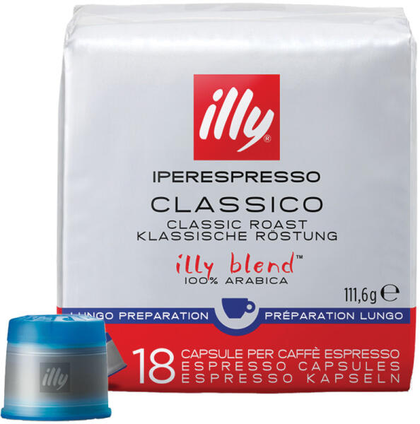 illy - Lungo Classico - 18 kapszula az illy iperEspresso termékhez