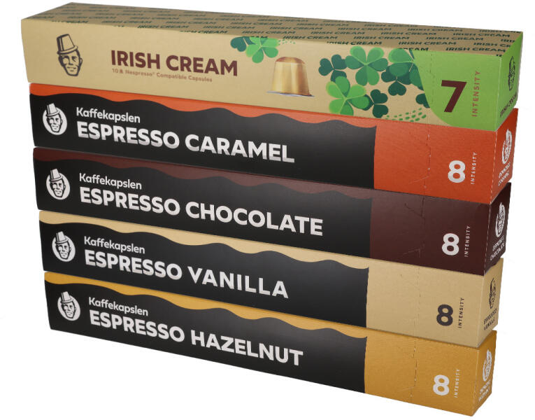 Kaffekapslen - Válogatáscsomag - Ízkavalkád - 50 kapszula termékhez