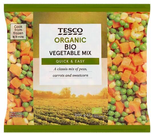 Tesco Organic - Tesco BIO gyorsfagyasztott zöldborsó 300 g