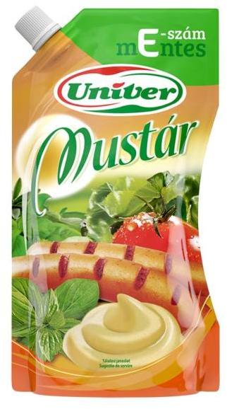 Univer - Mustár talpas tasak E-mentes 340g (10db/#) Univer
