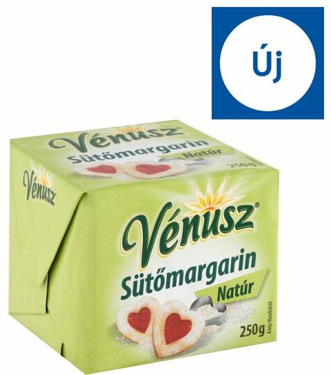 Vénusz - Vénusz+ Valódi Vajas, Sós 55% zsírtartalmú margarin 450 g
