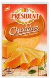 PRÉSIDENT - Cheddar Szeletelt Sajt 100 g
