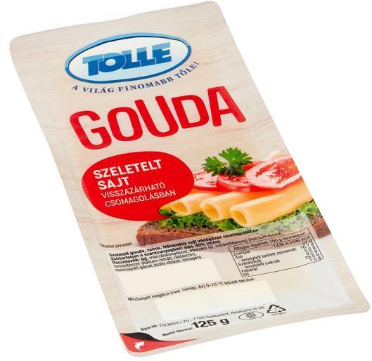 TOLLE - Szeletelt Gouda Sajt 125 g