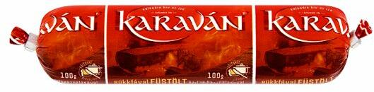 karaván - füstölt ízű, kenhető, zsíros, ömlesztett sajt 100 g