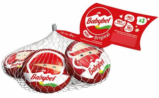 Babybel - Mini Original zsíros félkemény sajt viaszbevonatban 3 x 20 g (60 g)