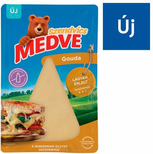 MEDVE - Szendvics - Gouda szeletelt sajt 100 g