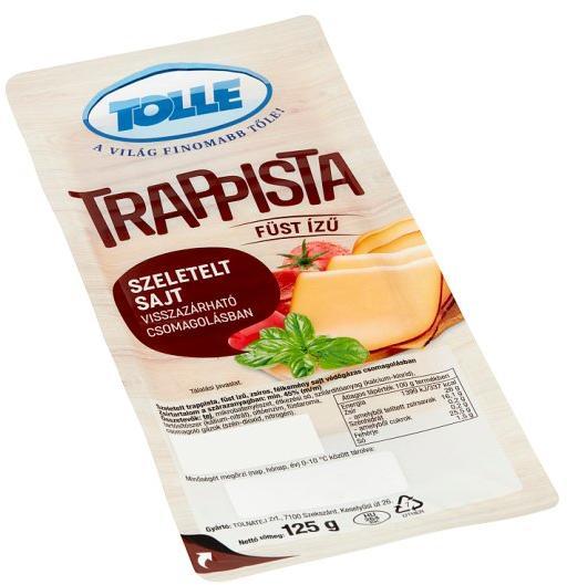 TOLLE - Füstölt Szeletelt Trappista Sajt 125 g