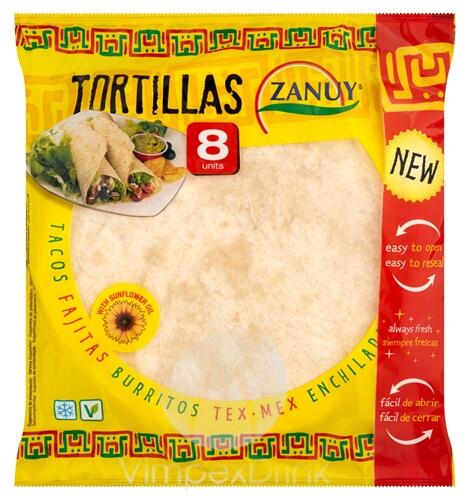 Zanuy - búza tortilla 8 db 320 g