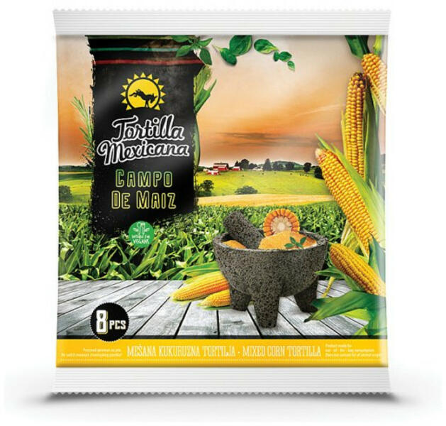Zanuy - kukorica tortilla 20cm 8db 315g - alkuguru