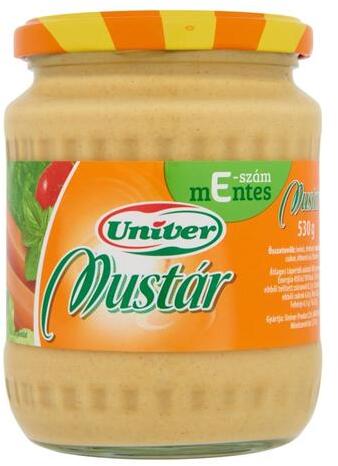 Univer - mustár üveges - 530g
