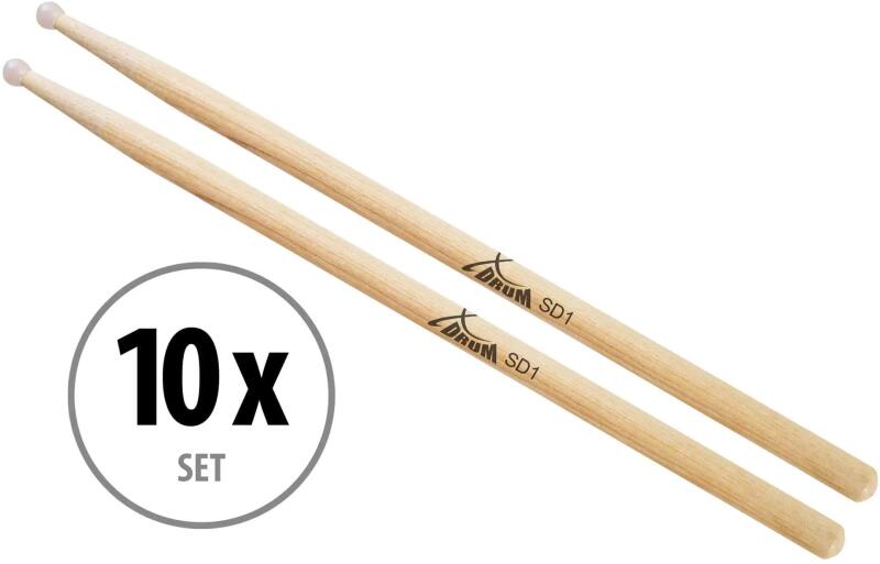 XDrum - SD1N Nylon Hickory dobverők 10 pár (KST34644)