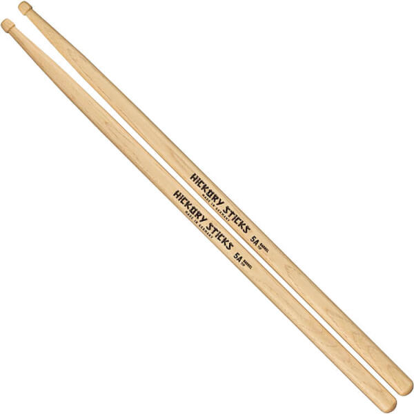 Meinl - HS106 Hickory dobverő, 5A Barrel Tip