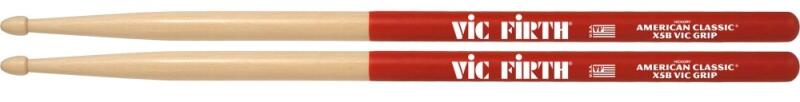 VIC FIRTH - X5BVG - Wood Tip American Classic® Vic Grip Hickory Drumsticks - B523B