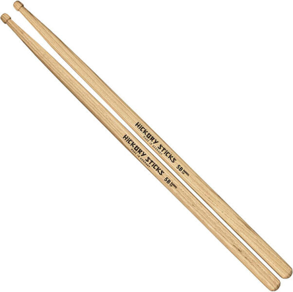 Meinl - HS107 Hickory dobverő, 5B Barrel Tip